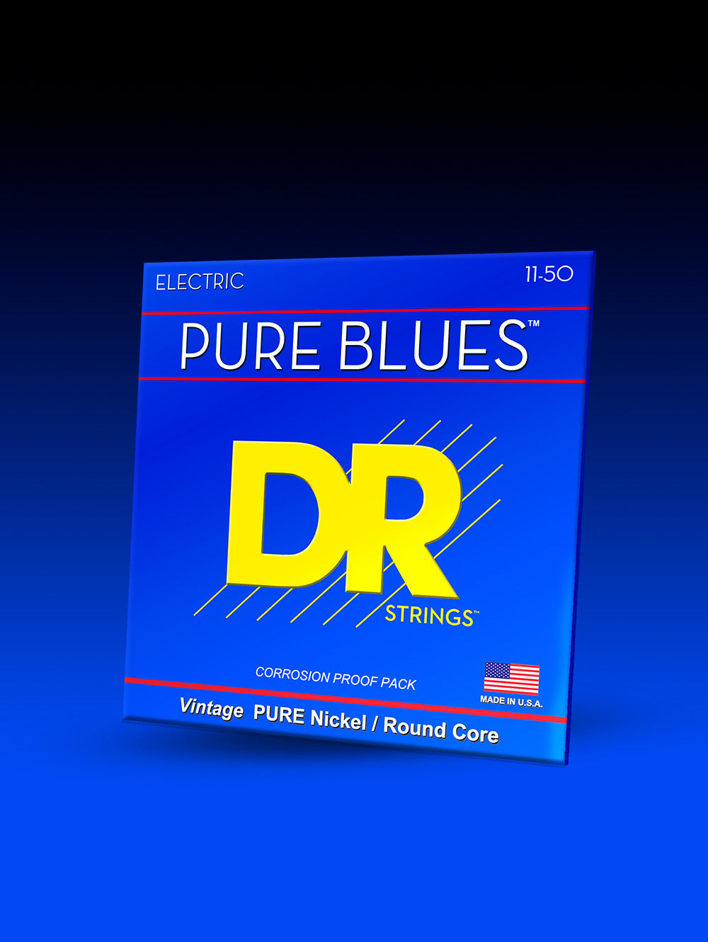 DR Strings PHR-11 Pure Blues Heavy 11-50 (Single Set) — manufacturer product image