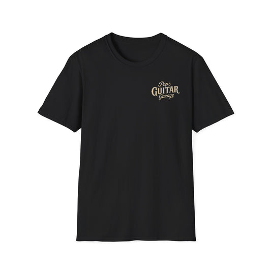 Pop's Guitar Garage Color Unisex T shirt