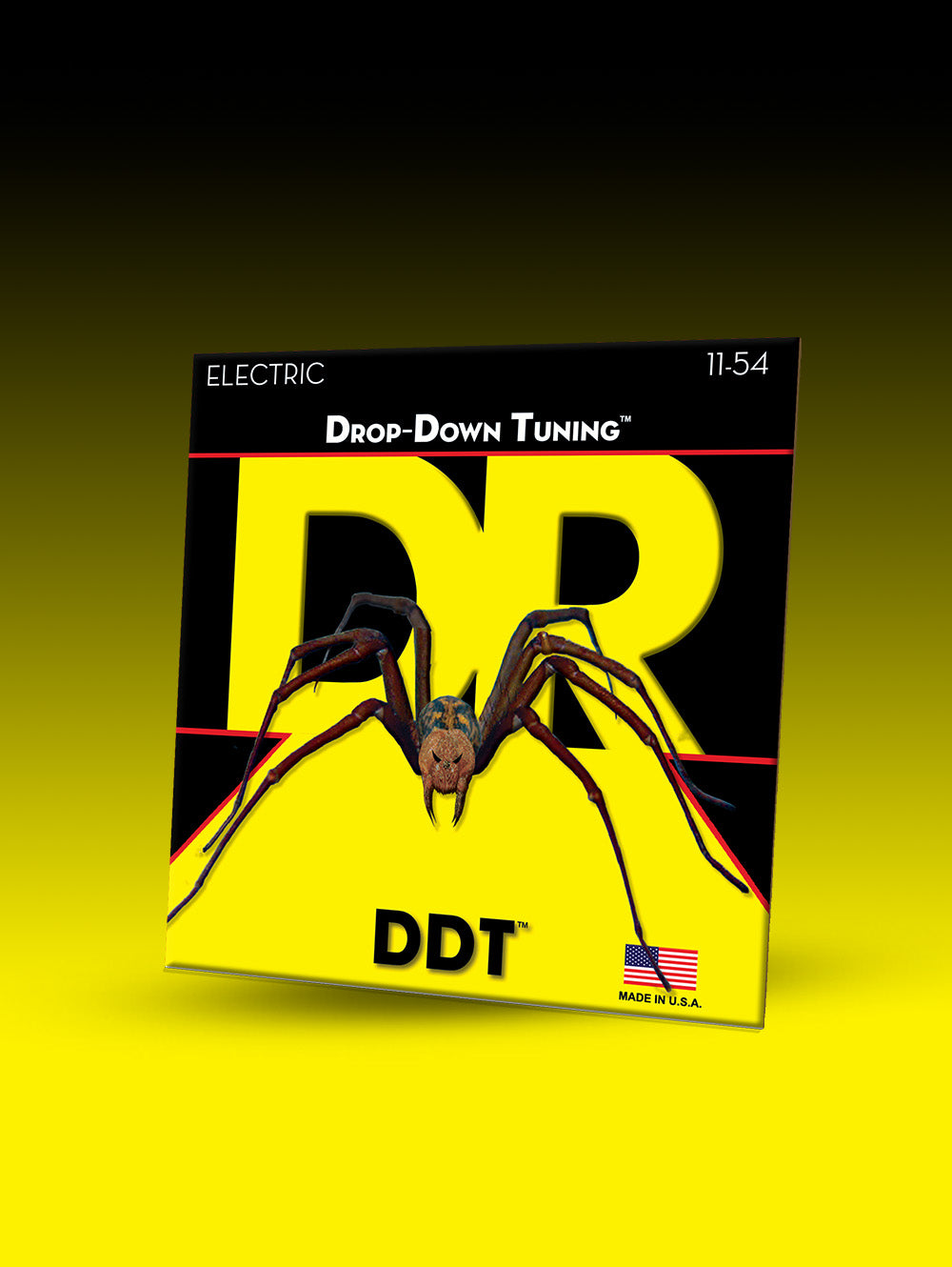 DR Strings DDT-11 DDT Drop-Down Tuning Heavy 11-54 (Single Set) — manufacturer product image
