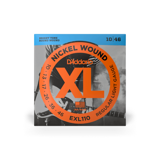 D'Addario  Nickel Wound Electric Guitar Strings, Light Top/Heavy Bottom, 10-52 (3 Pack)
