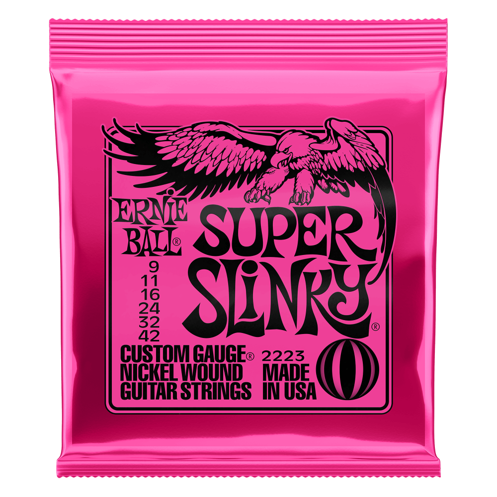 Super Slinky Nickel Wound Electric Guitar Strings 9-42