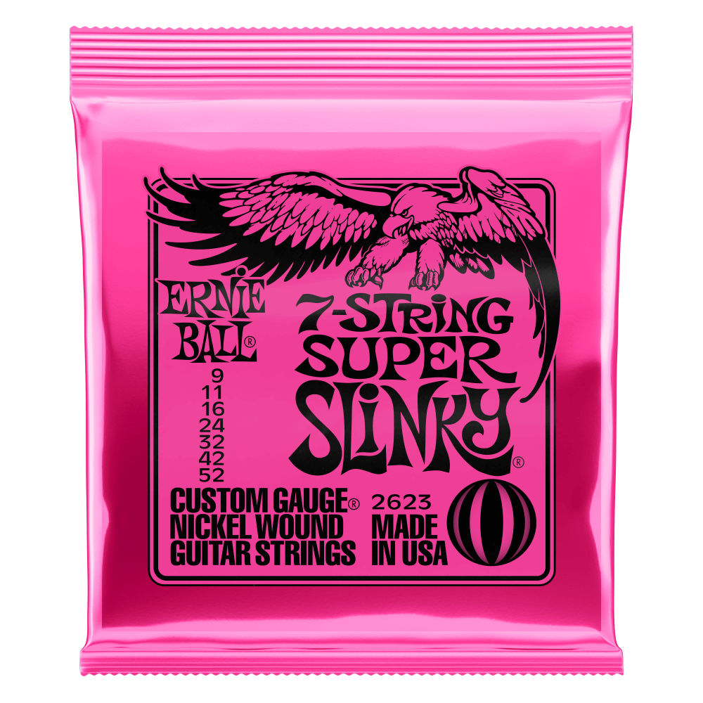 Ernie Ball P02623 7-String Super Slinky 09-52 (Single Set) — manufacturer product image