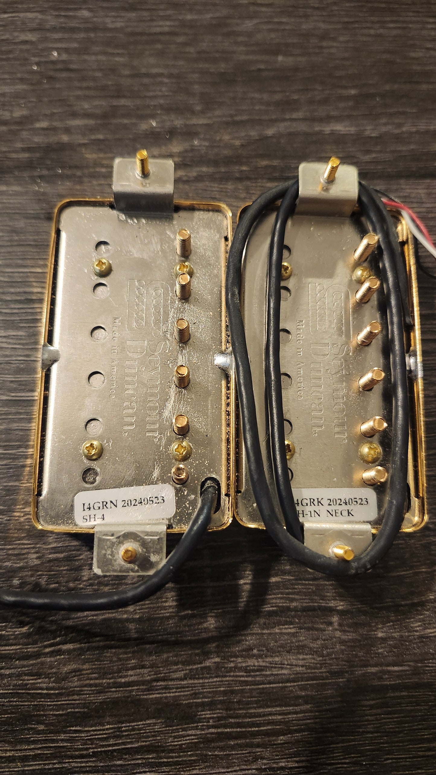 Seymour Duncan JB/59 set, Gold Covers